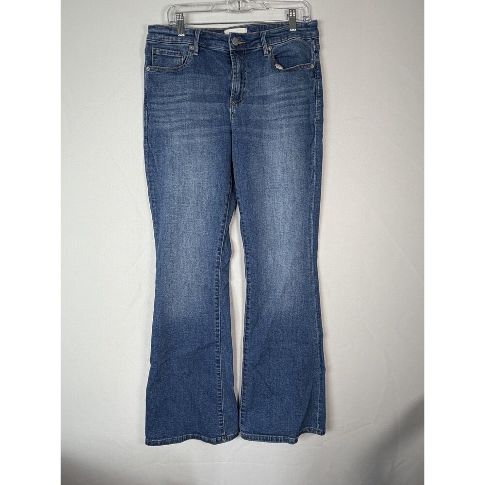 Dear John Rosa Flare Women’s Jeans Size 31 Blue Stretch Denim Mid Rise